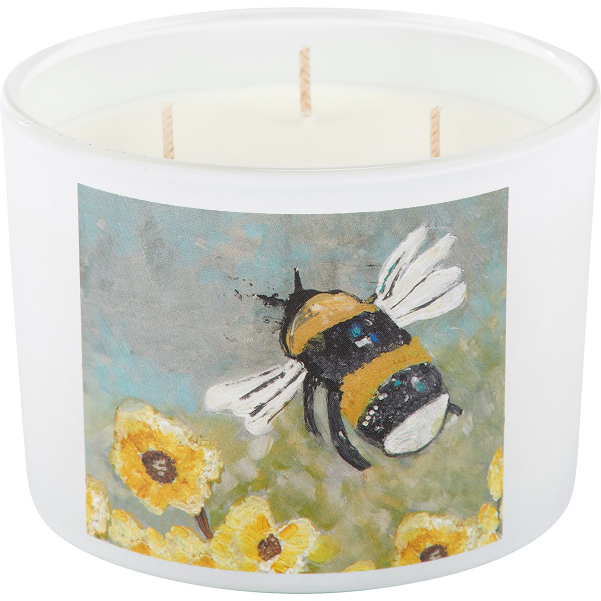 Bumblebee Jar Candle - Soy Wax, Glass, Cotton