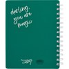 Spiral Notebook - Darling You Are Magic - 5.75" x 7.50" x 0.50" - Paper, Metal