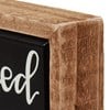 Wicked Without Coffee Box Sign Mini - Wood