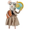 Teacher Mouse Critter - Polyester, Wool, Foam, Plastic, Wire