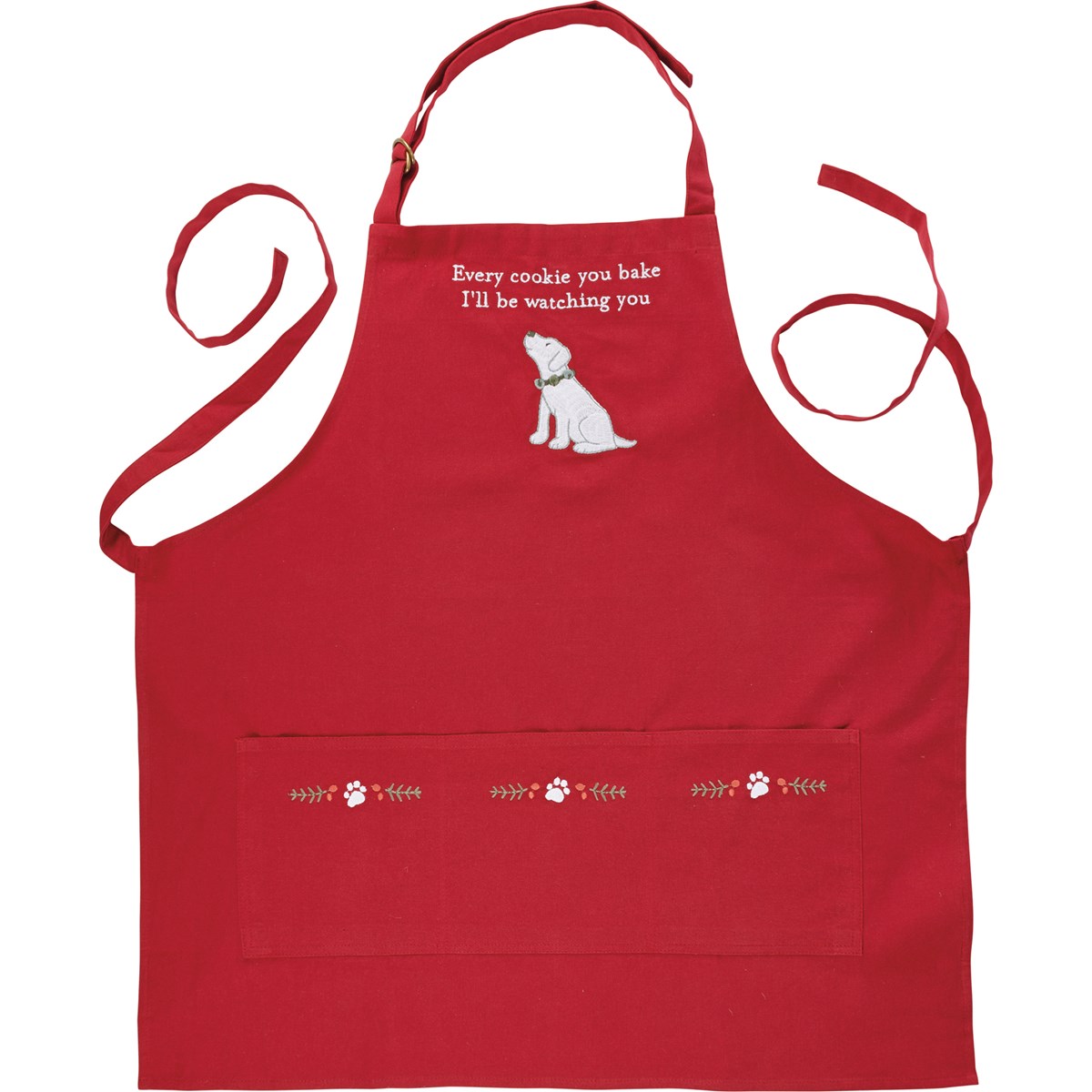 Every Cookie I'll Be Watching You Apron - Cotton, Linen, Metal