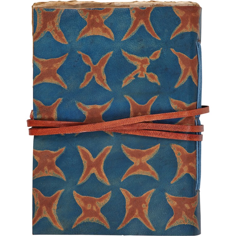 Star Print Journal - Leather, Paper