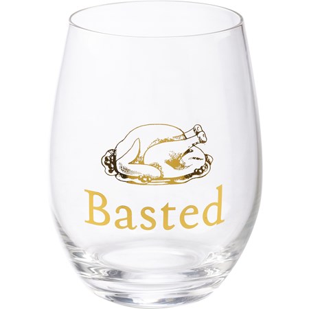 Basted Wine Glass - Glass