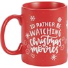 Watching Christmas Movies Mug - Stoneware