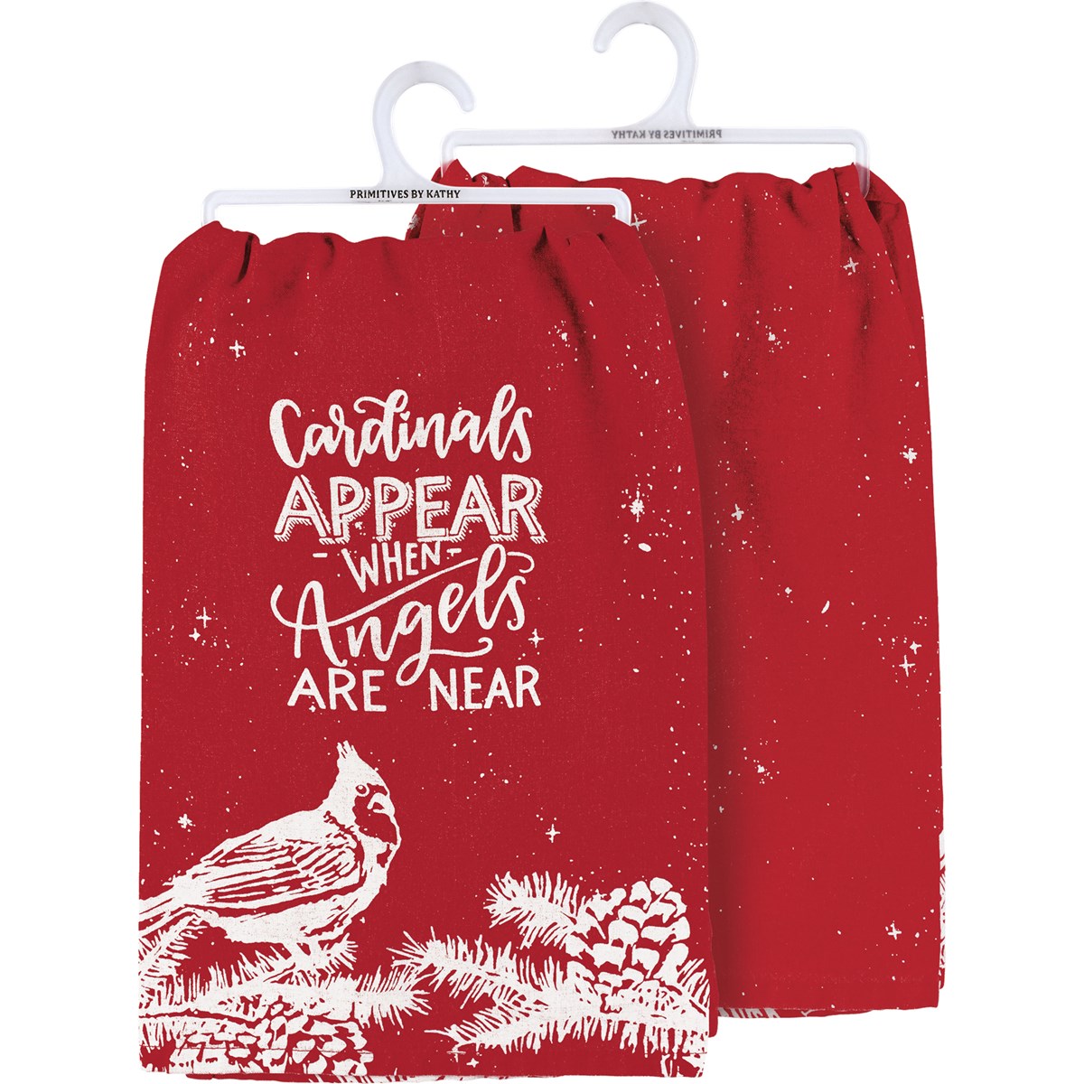 Cardinals Appear Kitchen Towel - Cotton