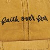 Faith Over Fear Baseball Cap - Cotton, Metal