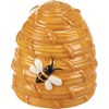 Bee Skep Salt and Pepper Shakers - Ceramic, Plastic