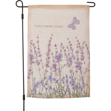 Garden Flag - Home Sweet Home - 12" x 18" - Polyester