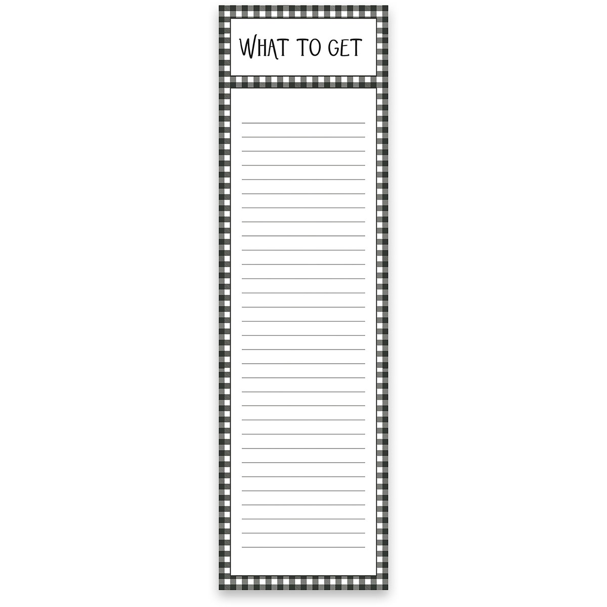 What To Get List Pad - Paper, Magnet