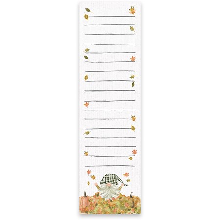 Fall Gnome List Pad - Paper, Magnet