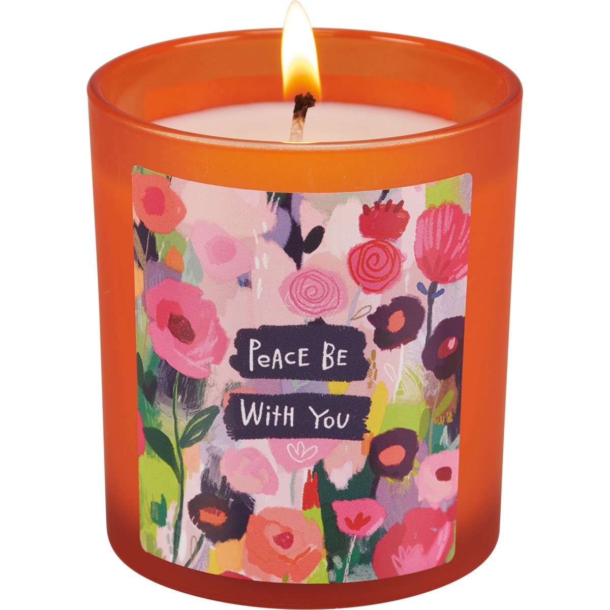 Peace Be With You Jar Candle - Soy Wax, Glass, Cotton