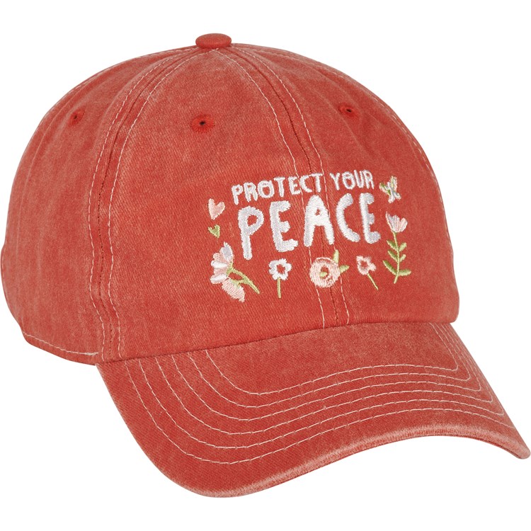 Protect Your Peace Baseball Cap - Cotton, Metal