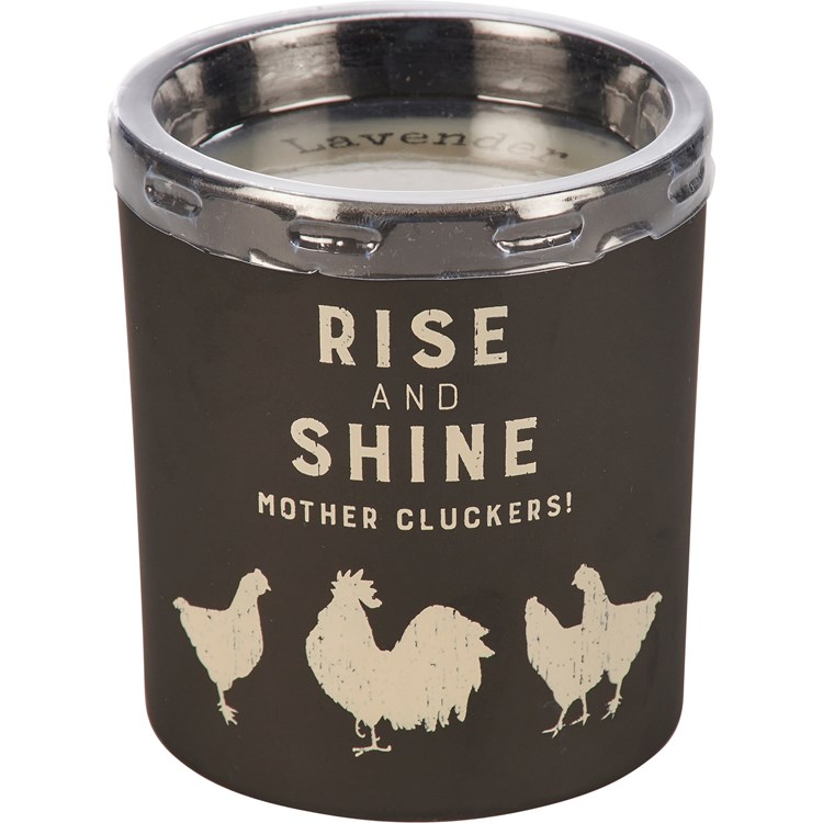 Rise And Shine Candle - Soy Wax, Glass, Cotton