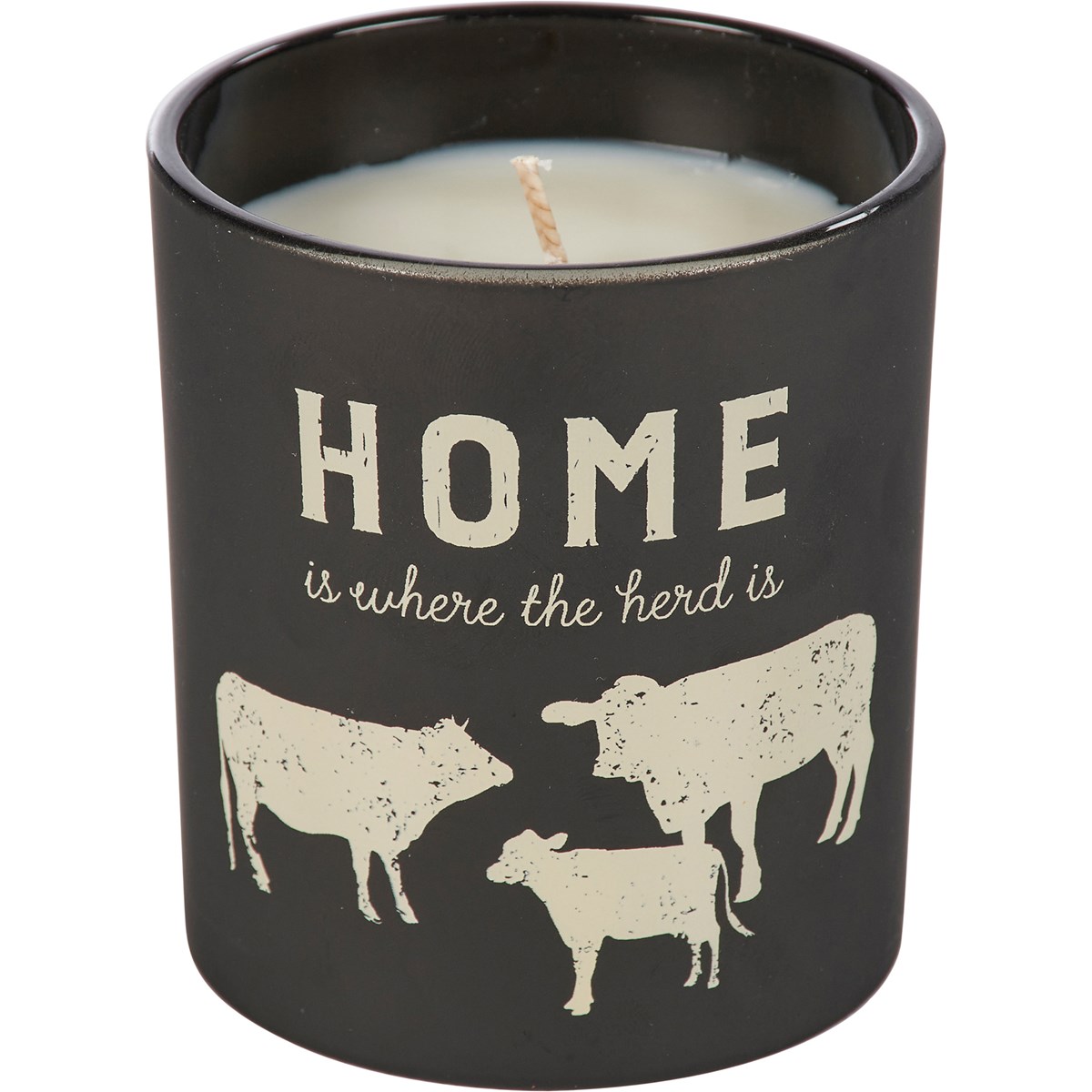 Home Is Where The Herd Is Jar Candle - Soy Wax, Glass, Cotton