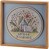 Spread Kindness Inset Box Sign - Wood