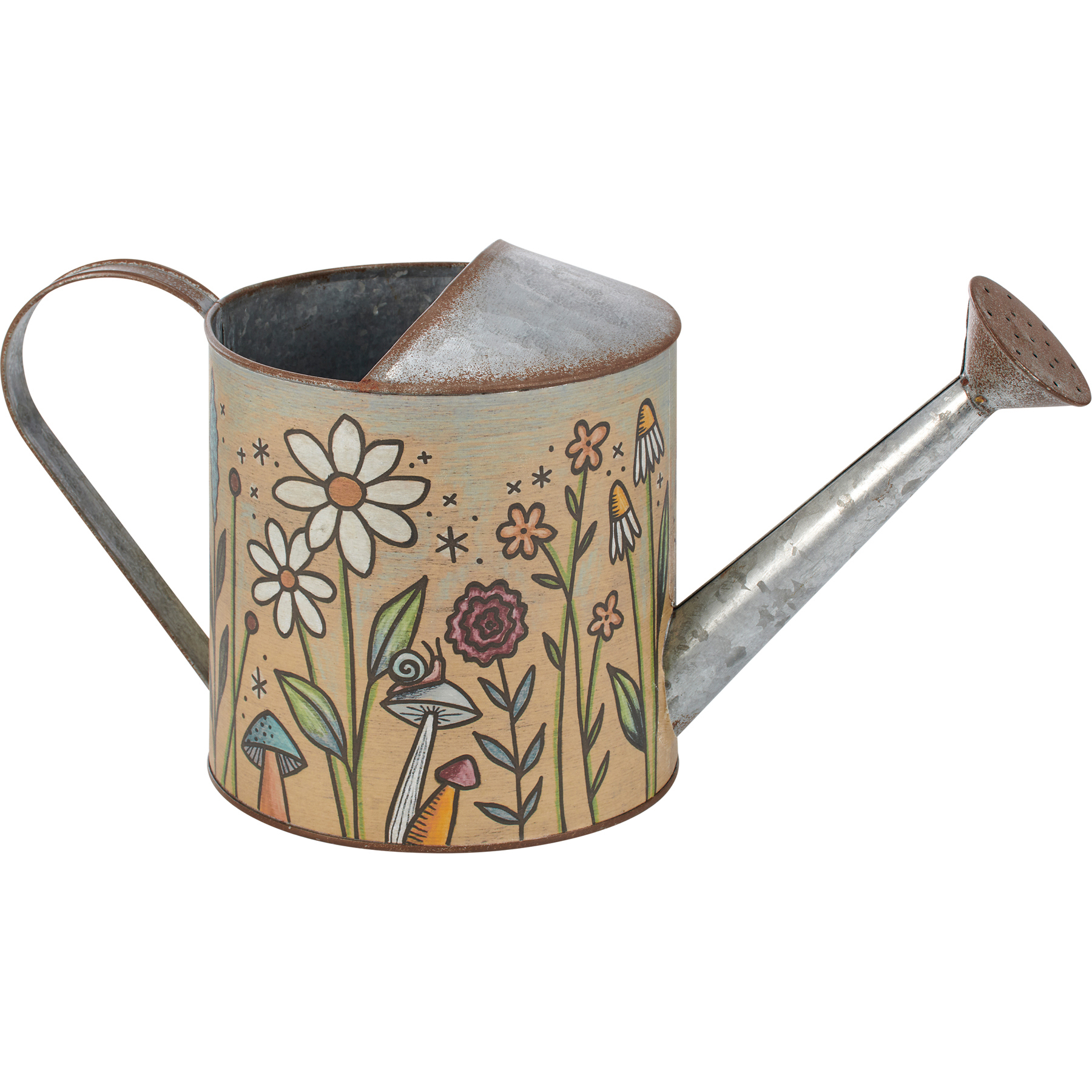 Floral Field Watering Can Primitives By Kathy
