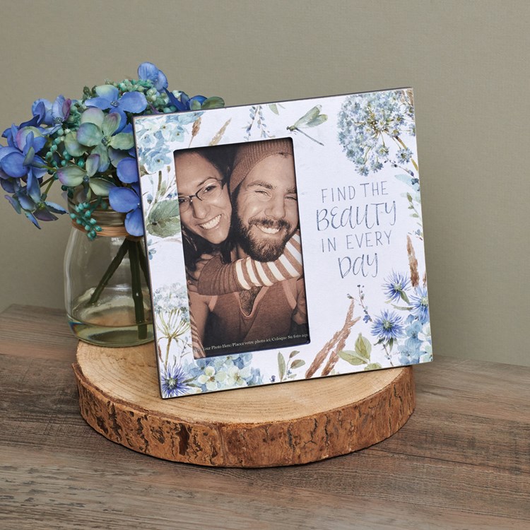 Find Beauty In Every Day Photo Frame - Wood, Paper, Glass, Metal
