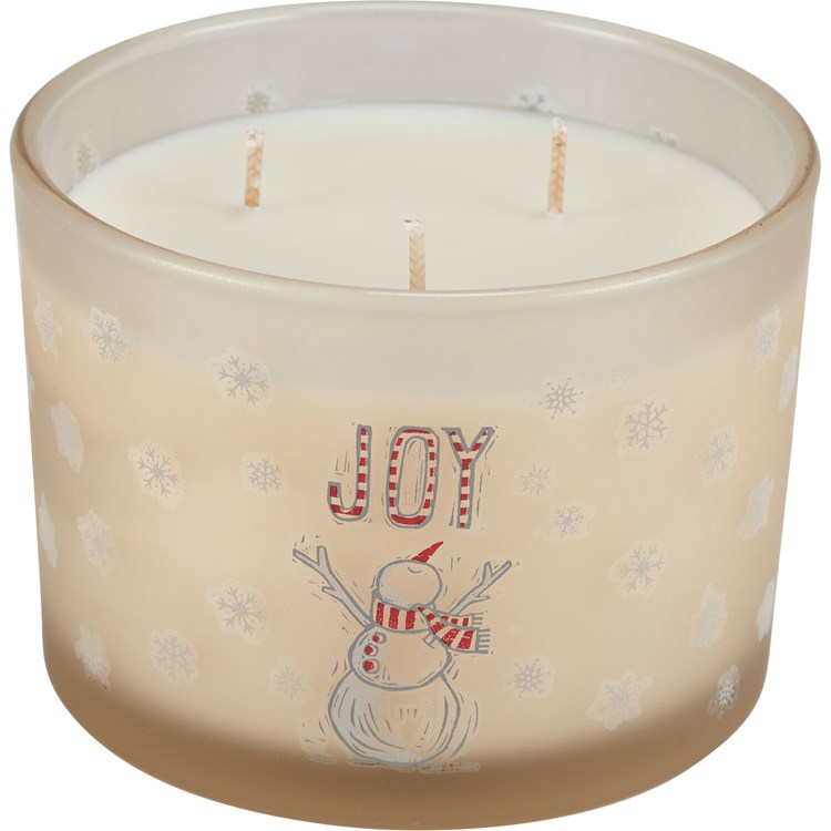 Joy Jar Candle - Soy Wax, Glass, Cotton