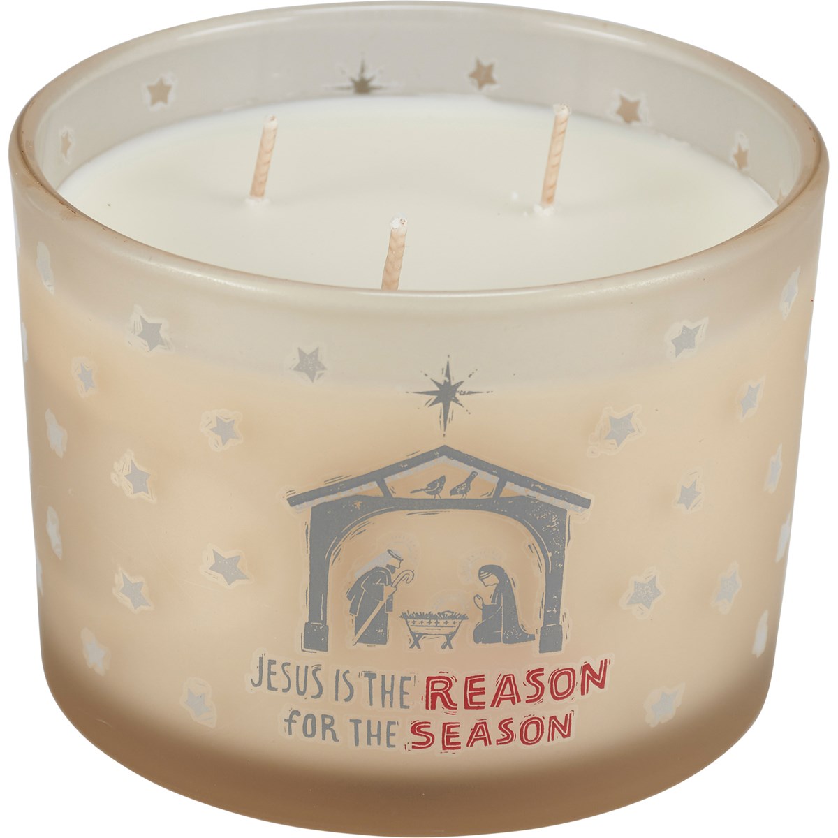 Jesus Is The Reason Jar Candle - Soy Wax, Glass, Cotton