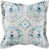 Farmhouse Floral Pillow - Cotton, Zipper