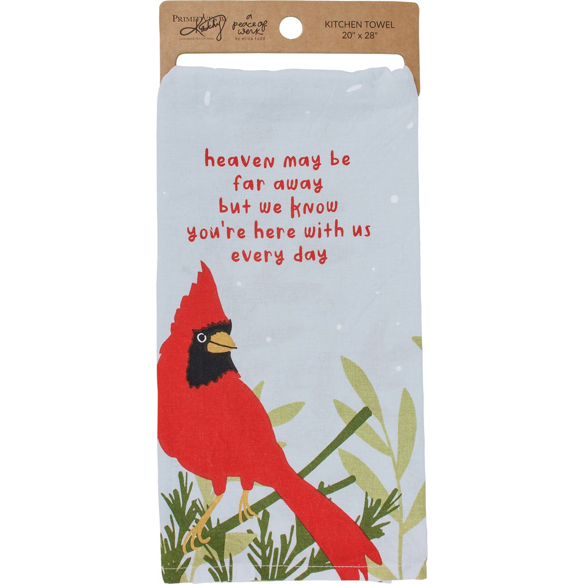 Here With Us Every Day Kitchen Towel - Cotton