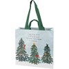 May Peace Know No Bounds Market Tote - Post-Consumer Material, Nylon