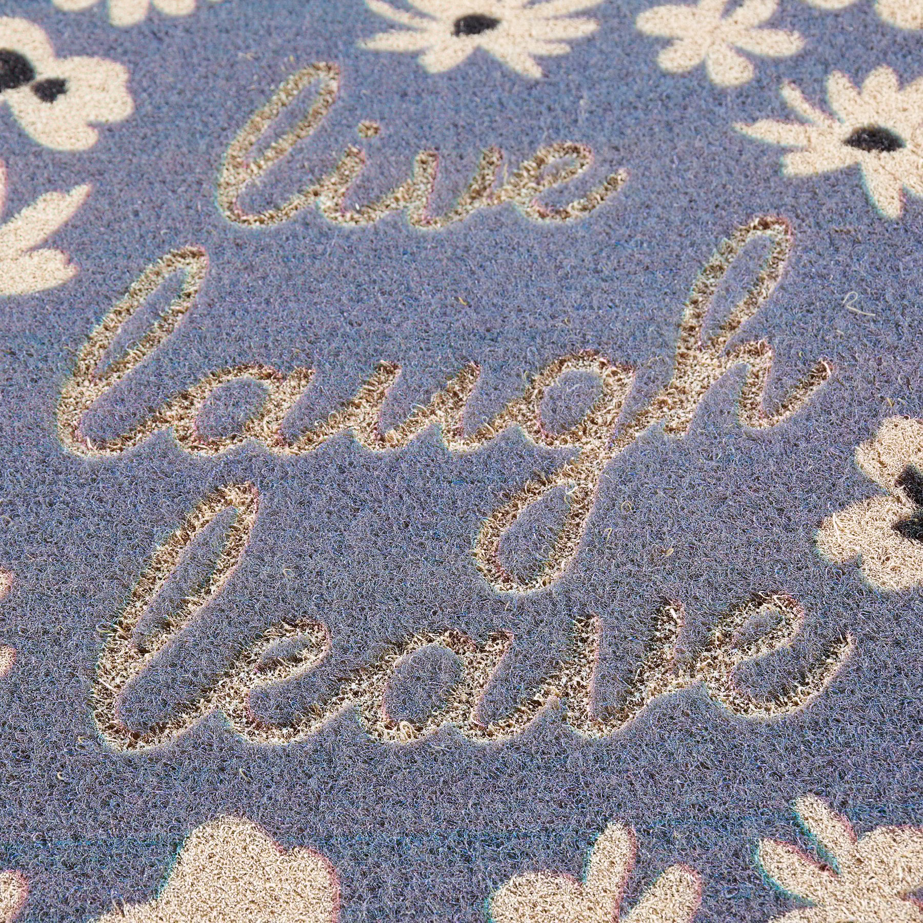 Live Laugh Leave Rug Primitives By Kathy