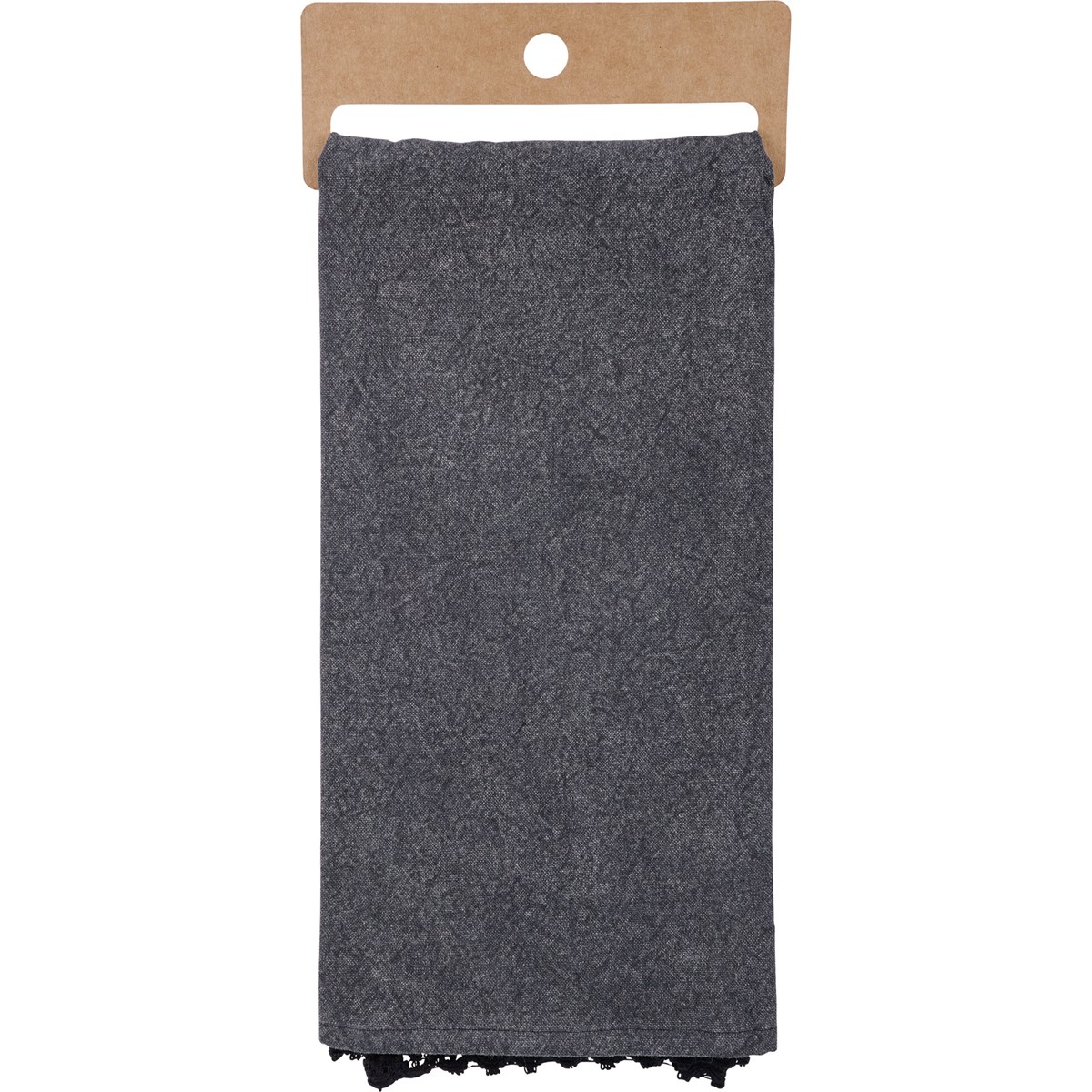 Black Cat Kitchen Towel - Cotton, Lace