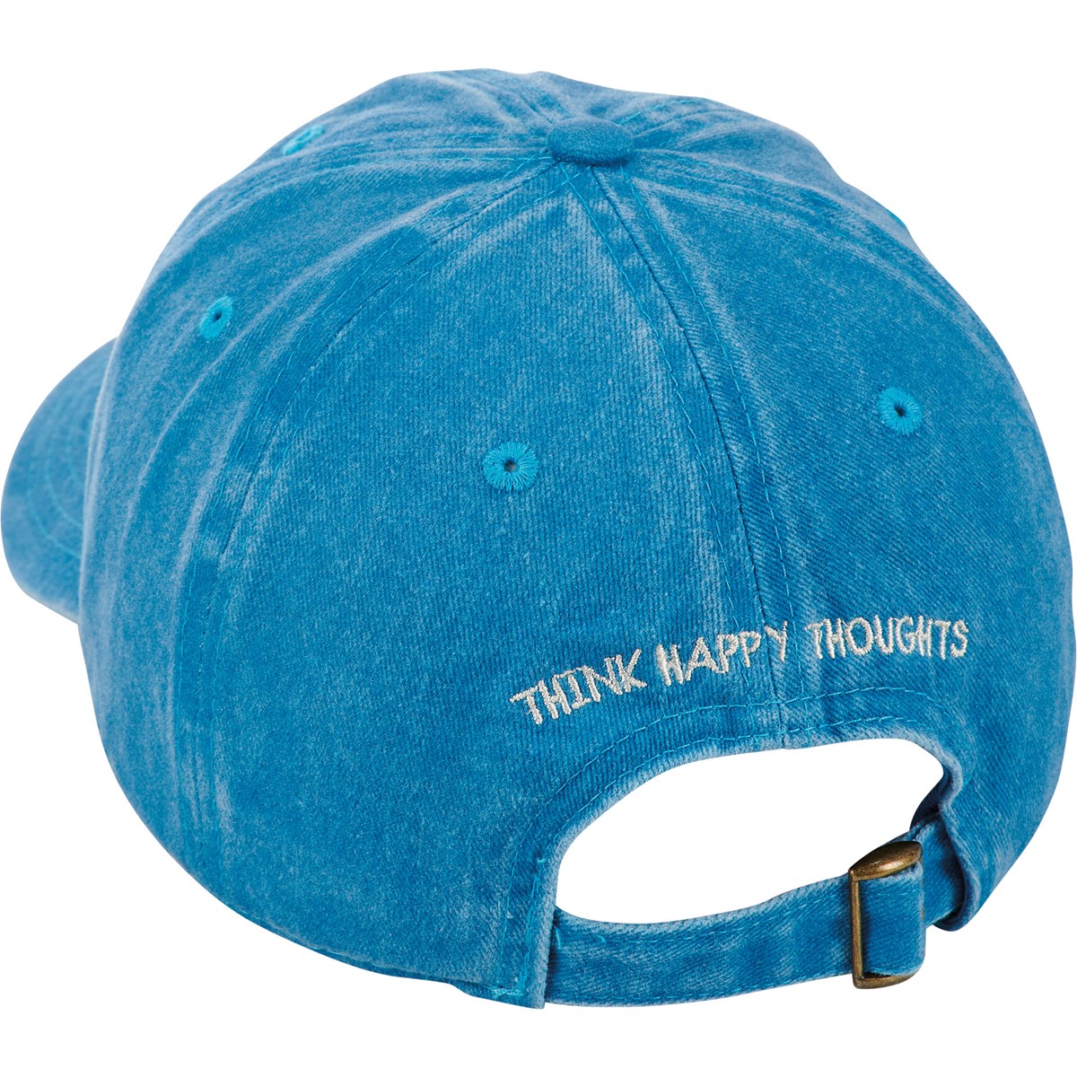 Think Happy Thoughts Baseball Cap - Cotton, Metal