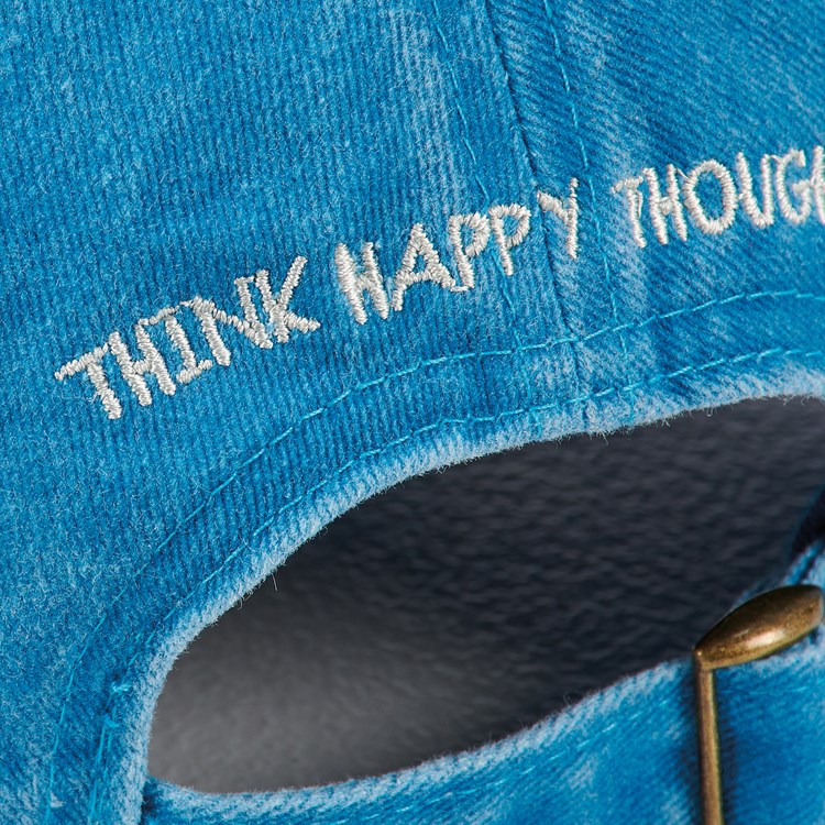 Think Happy Thoughts Baseball Cap - Cotton, Metal