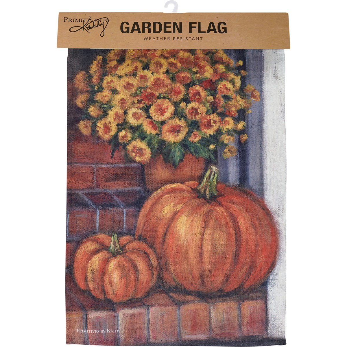 Porch Steps And Flowers Garden Flag - Polyester