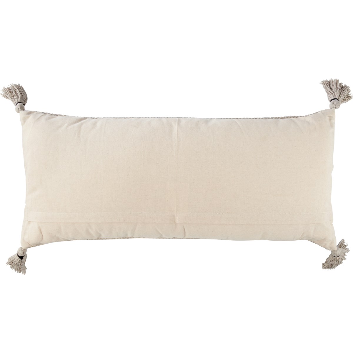 Zigzag Bolster Pillow - Cotton, Zipper