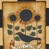 Old Crow Sunflower Kitchen Towel - Cotton