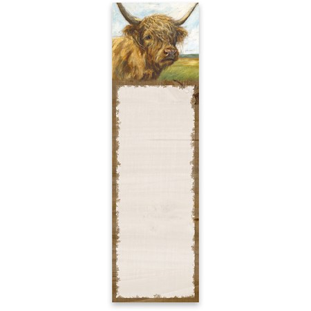 Highland Cow List Pad - Paper, Magnet
