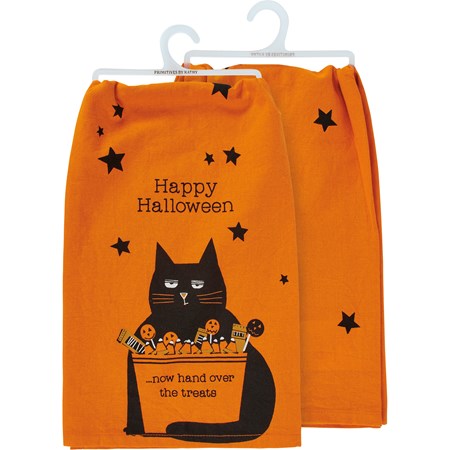Hand Over The Treats Kitchen Towel - Cotton