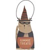 Gimmie Treats Cat Hanging Decor - Wood, Paper, Wire