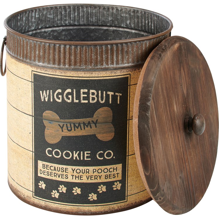 Wigglebutt Cookie Co. Bin Set - Metal, Paper, Wood
