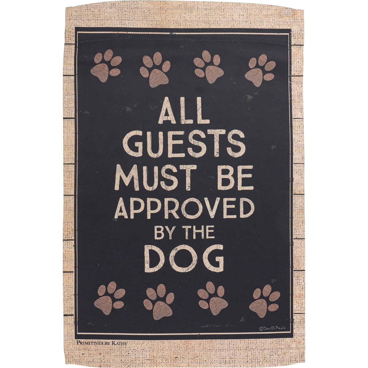 All Guests Approved By Dog Garden Flag - Polyester