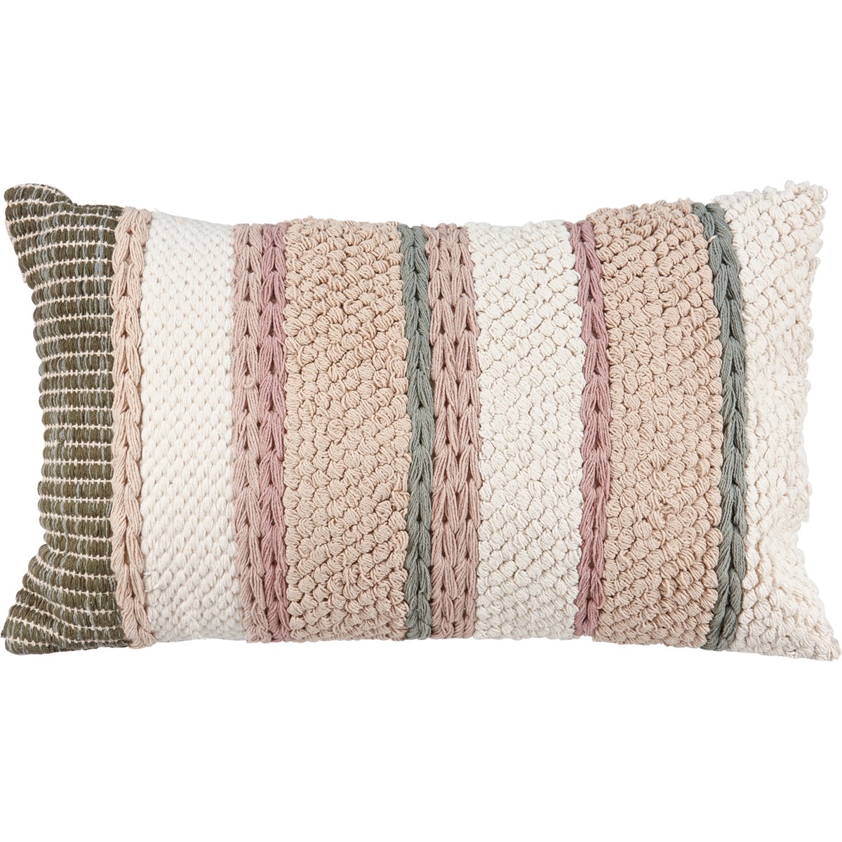 Striped Cottage Pillow - Cotton, Zipper