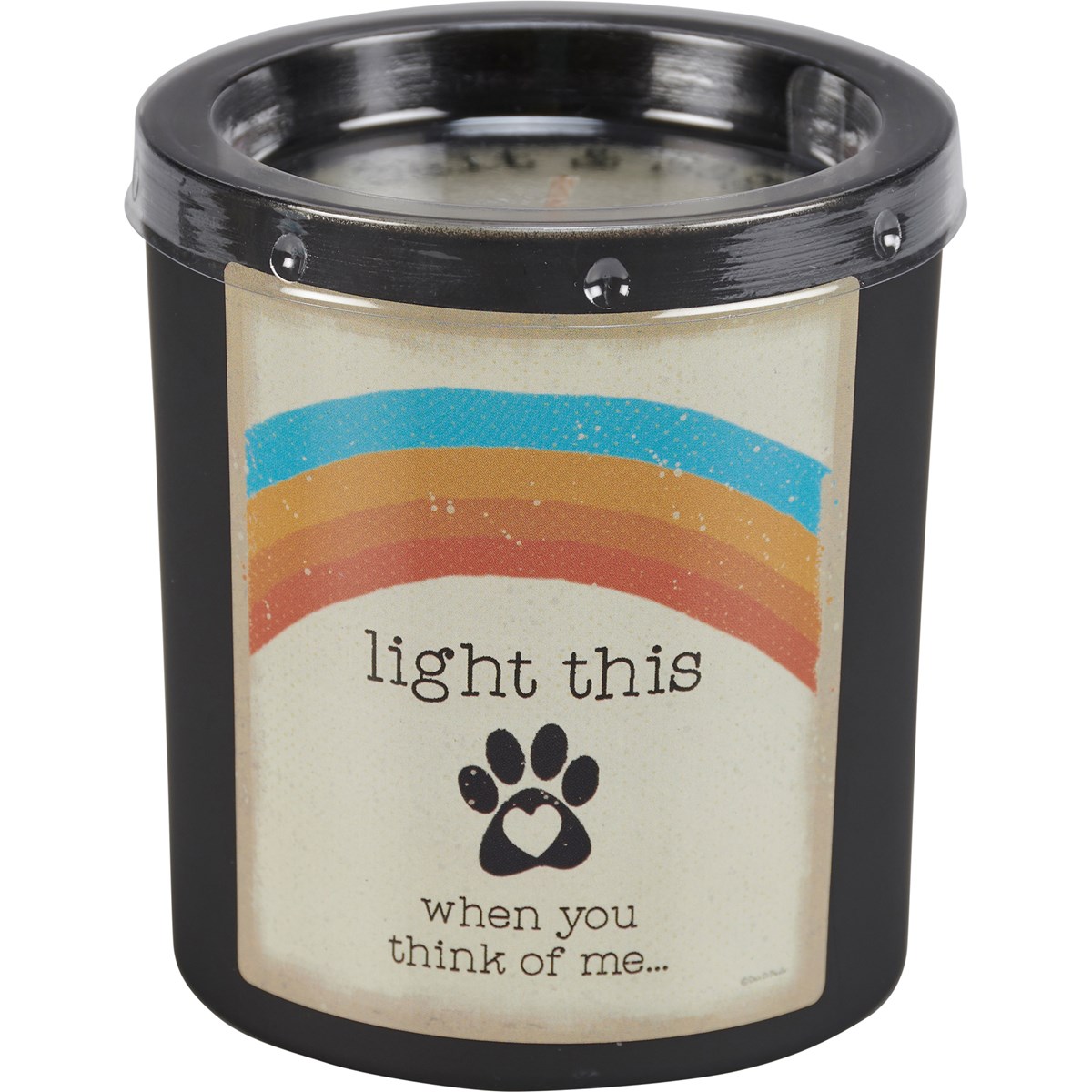 Light This Think Of Me Candle - Soy Wax, Glass, Cotton