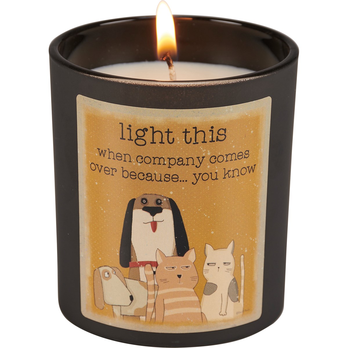 When Company Comes Over Jar Candle - Soy Wax, Glass, Cotton