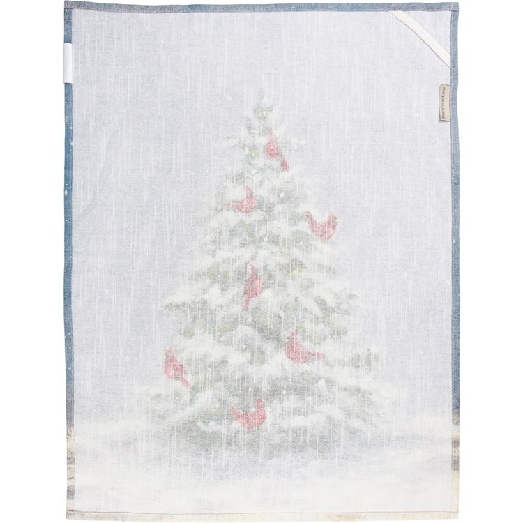 Cardinal Tree Kitchen Towel - Cotton