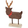 Reindeer Chunky Sitter - Wood, Metal