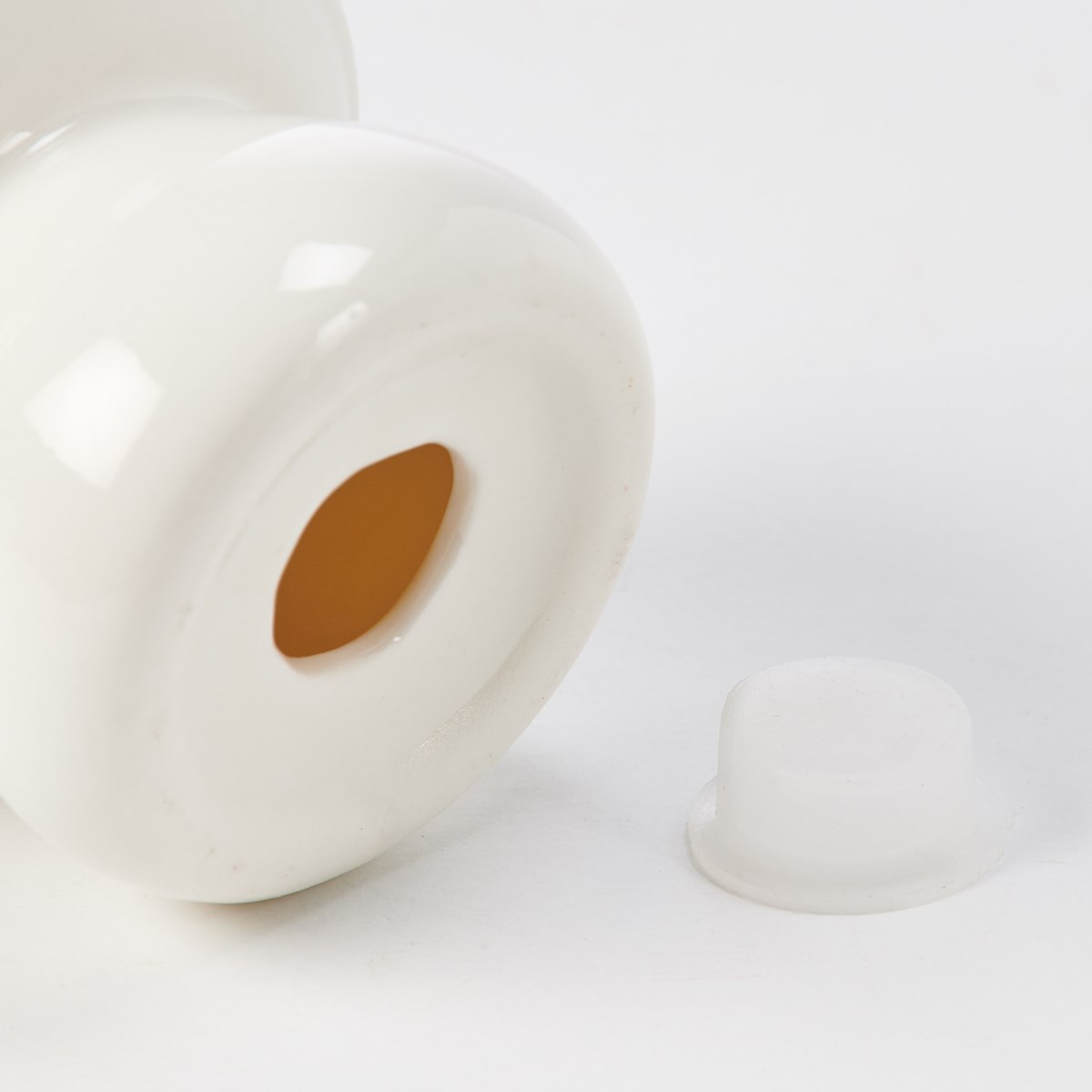 Mushroom Salt and Pepper Shakers - Ceramic, Plastic