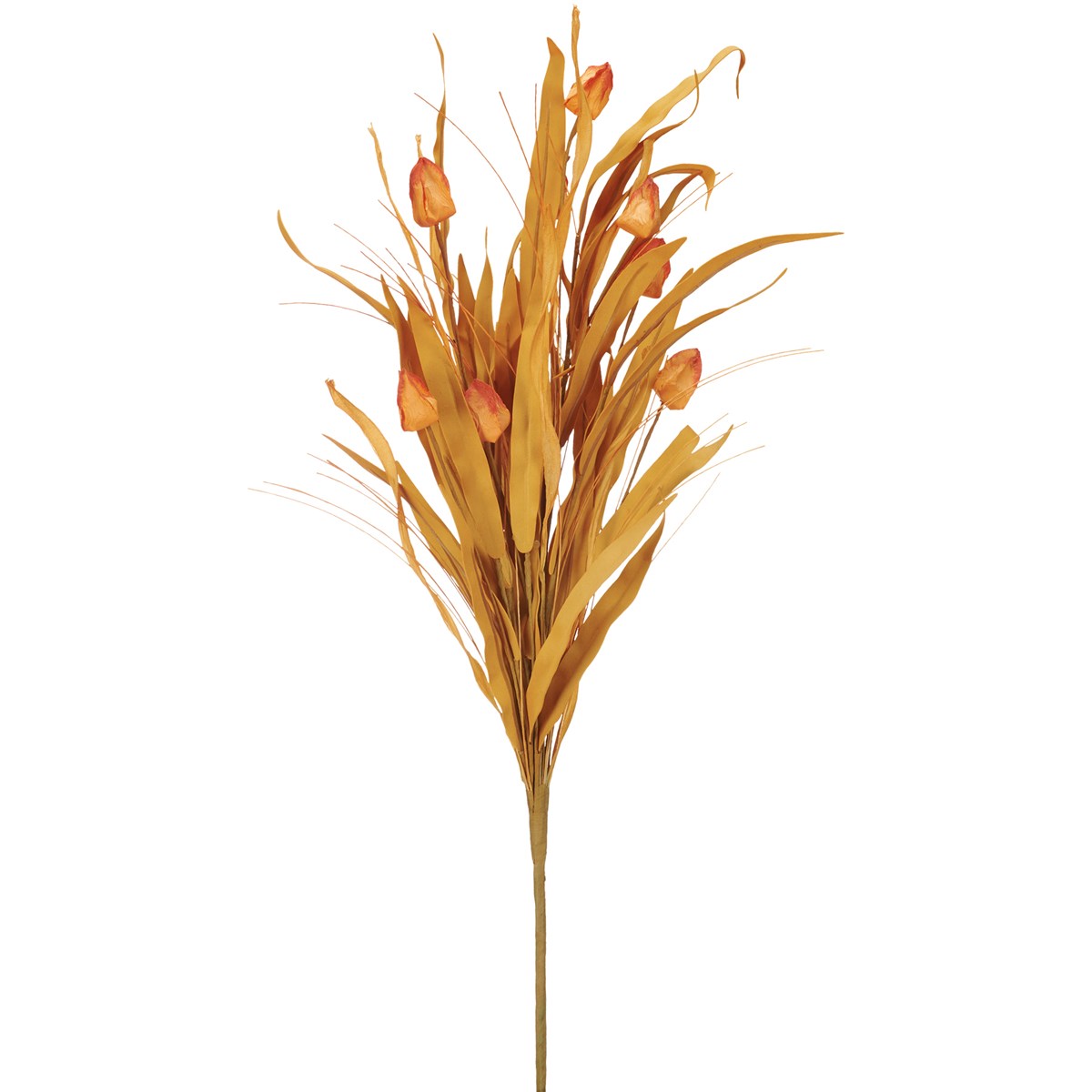 Fall Grasses And Pods Bouquet - Plastic, Paper, Wire