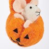 Pumpkin Mouse Critter - Polyester, Wool, Foam, Plastic