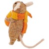 Candy Corn Mouse Critter - Polyester, Wool, Foam, Plastic