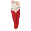 Santa Hat Mouse Critter - Wool, Polyester, Foam, Plastic