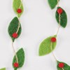 Berry Leaves Garland - Polyester, Wool, Foam, Jute