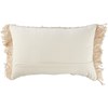 Neutral Fringe Pillow - Cotton, Zipper
